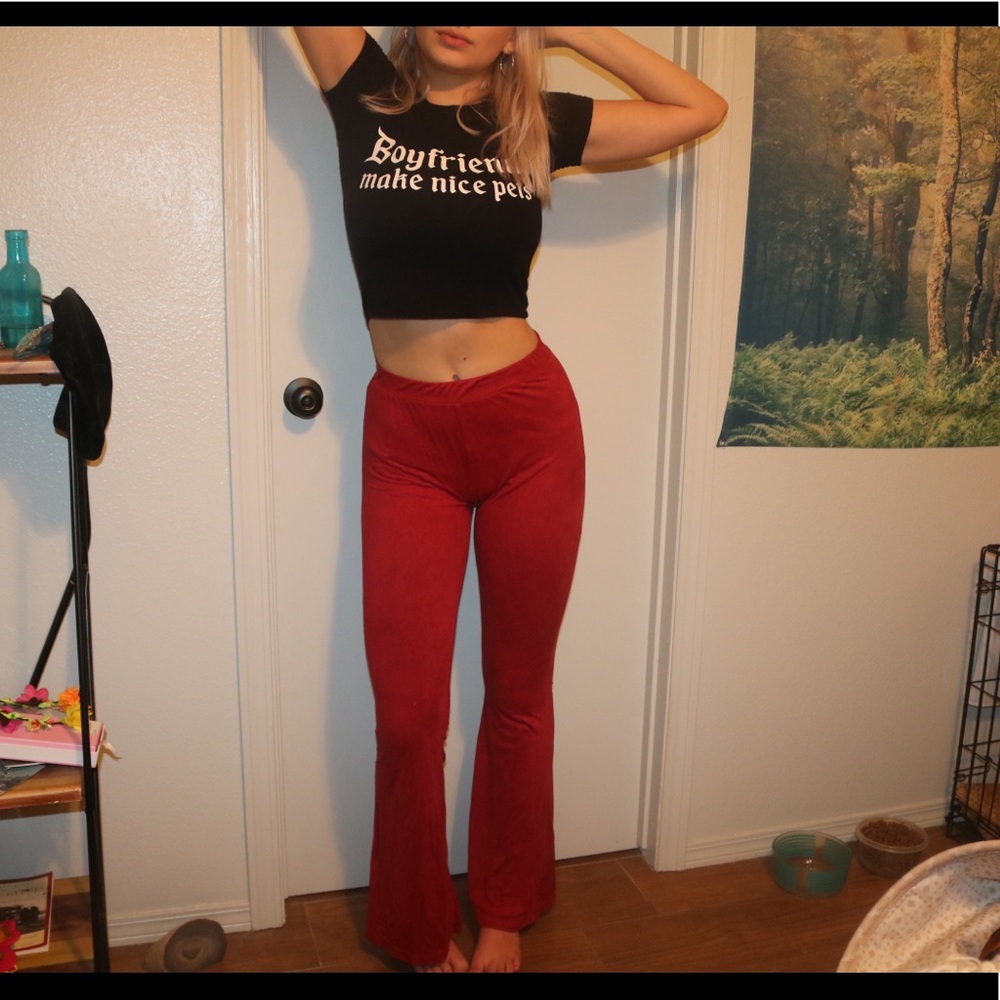 Red Bell Bottoms